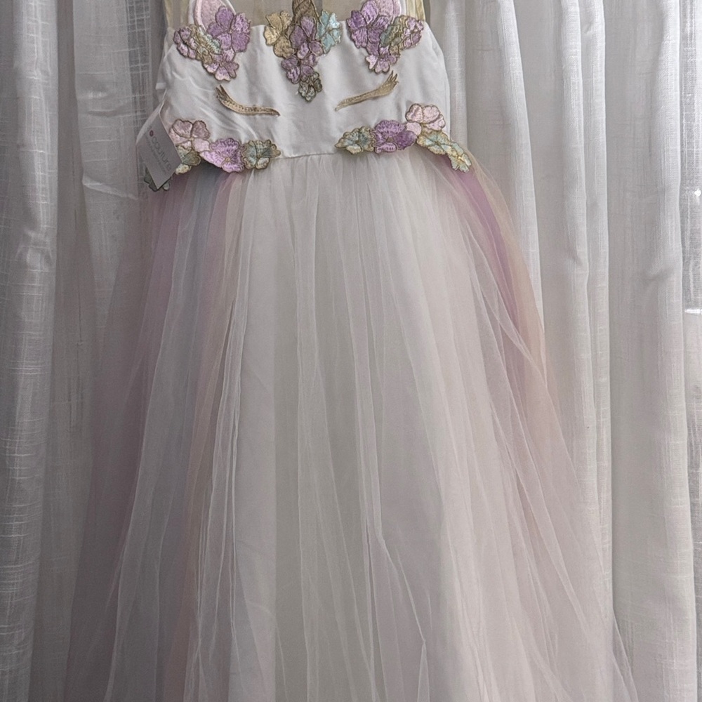 Pastel Floral Kids Dress